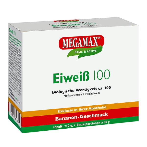 Eiweiss 100 Banane Megamax 7X30 g