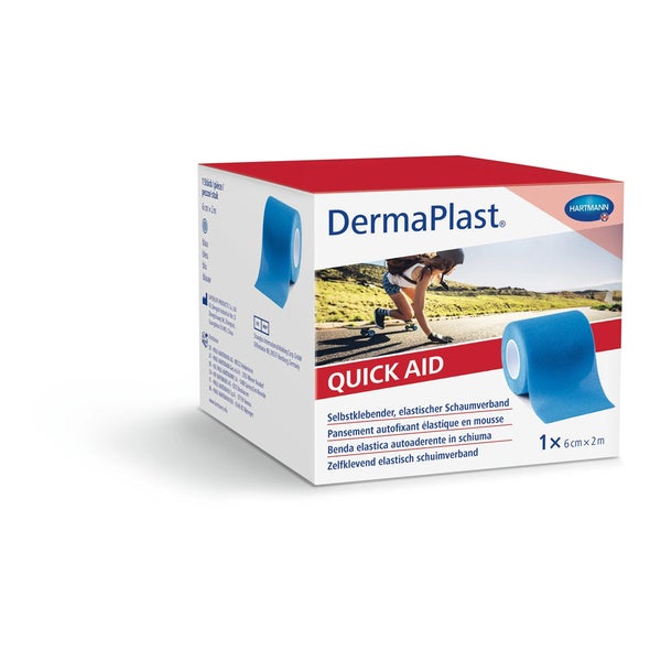 Dermaplast Quick Aid 6cmx2m Blau 1 St