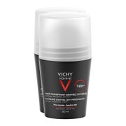 Vichy Homme Dp Deo Roll-on Anti Transpirant 72h 2X50 ml