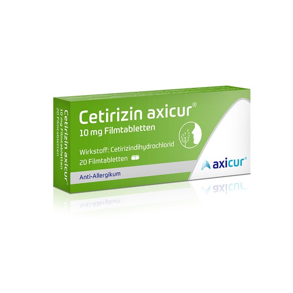 Cetirizin Axicur 10 Mg Filmtabletten 20 St