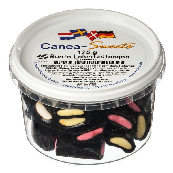 Bunte Lakritzstangen Canea-Sweets 175 g