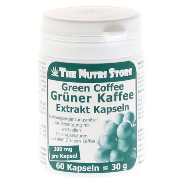 Grüner Kaffee Extrakt 300 mg Kapseln 60 St