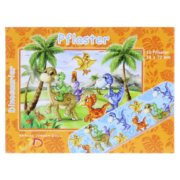 Kinderpflaster Dinosaurier - Briefchen 10 St