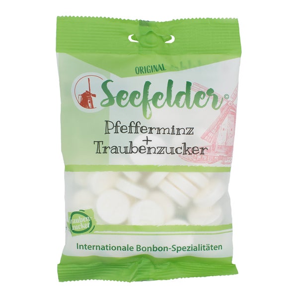 Seefelder Pfefferminz Plus Traubenzucker 100 g