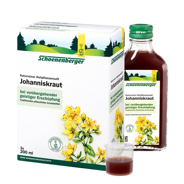 Johanniskraut Schoenenberger HeilpflanzensÄfte 3X200 ml