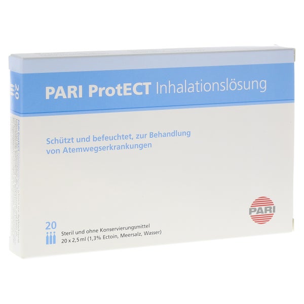 Pari Protect Inhalationslösung Mit Ectoin 20x2.5ml 20X2,5 ml