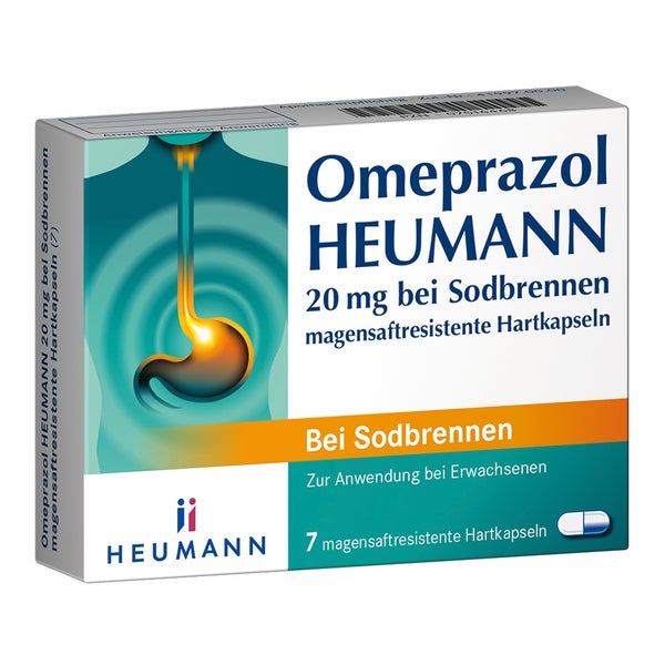 Omeprazol Heumann 20mg B Sodbr. Magensaftr.hartk. 7 St