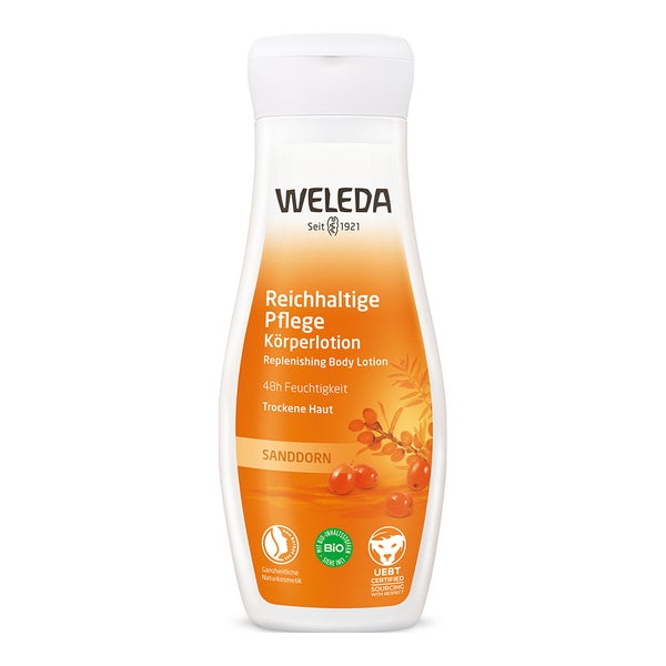 Weleda Sanddorn Reichhaltige Pflege Körperlotion 200 ml