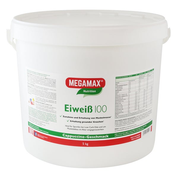 Eiweiss 100 Cappuccino Megamax 5000 g
