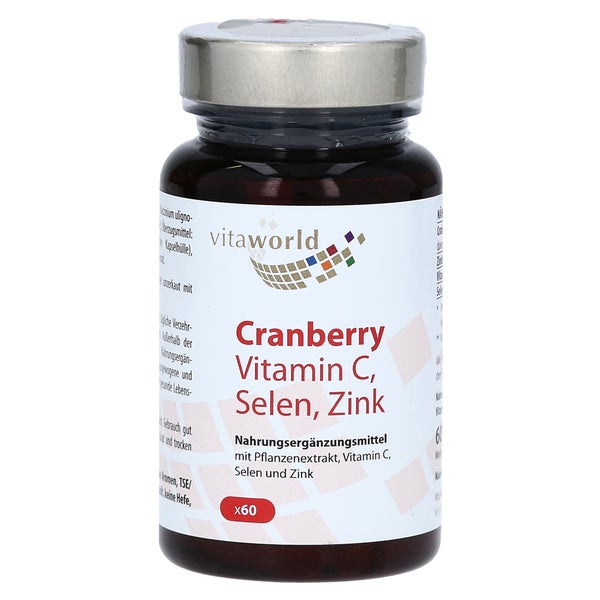 Cranberry Vit C + Selen + Zink 60 St