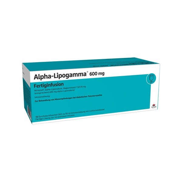 Alpha-lipogamma 600mg Fertiginfusion 10X50 ml