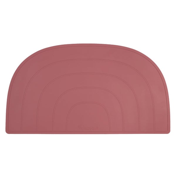 Platzdeckchen Regenbogen Altrosa