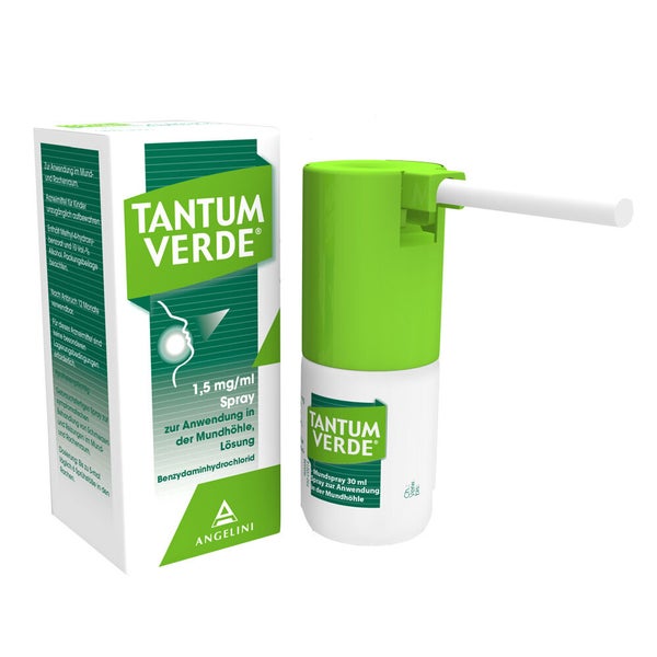 Tantum Verde 1,5 Mg/ml Spray Z.anwen.i.d.mundhöhle 30 ml