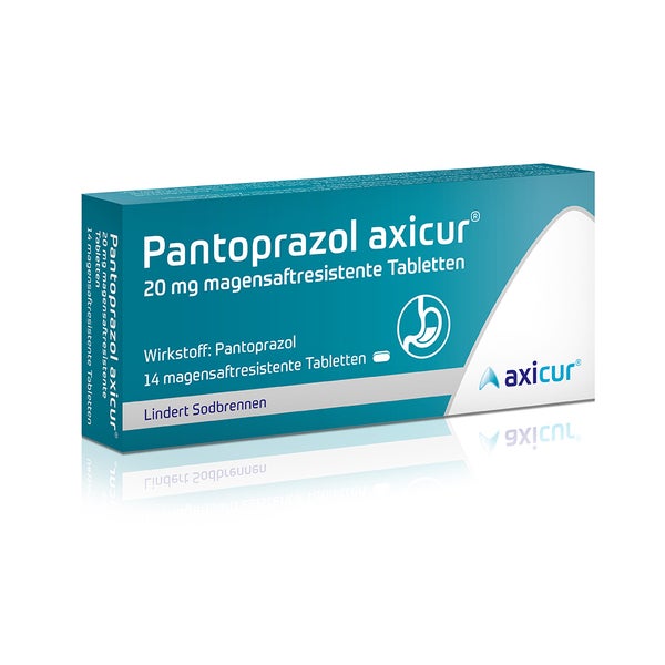 Pantoprazol Axicur 20 Mg Magensaftresistente Tabl. 14 St