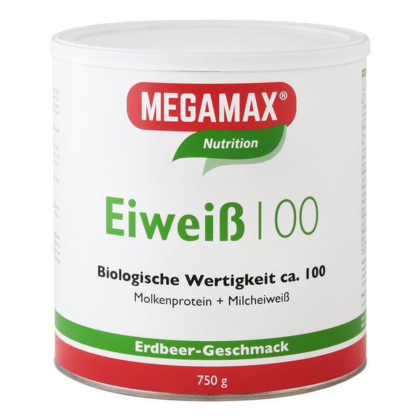 Eiweiss 100 Erdbeer Megamax 750 g