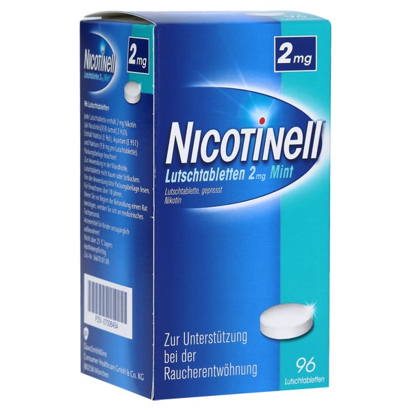 Nicotinell Lutschtabletten 2mg Mint 96 St