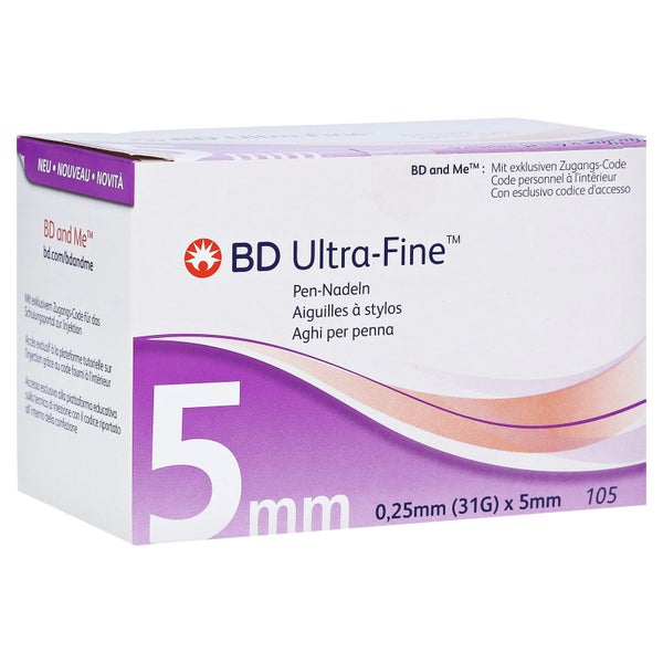 Bd Ultra-fine Pen-nadel 5 Mm 105 St