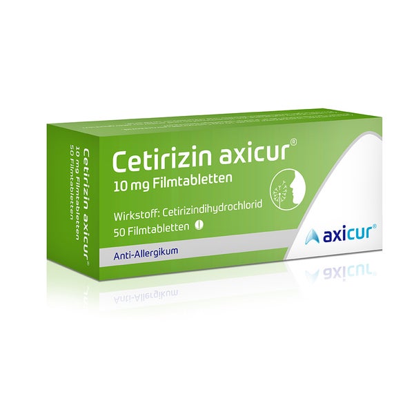Cetirizin Axicur 10 Mg Filmtabletten 50 St