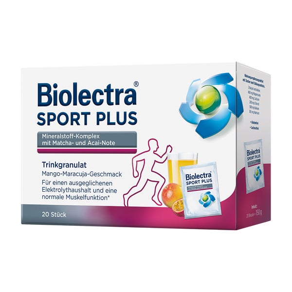 Biolectra Sport Plus Trinkgranulat 20 St