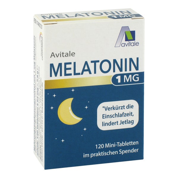Melatonin 1mg Mini-tabletten Im Spender 120 St