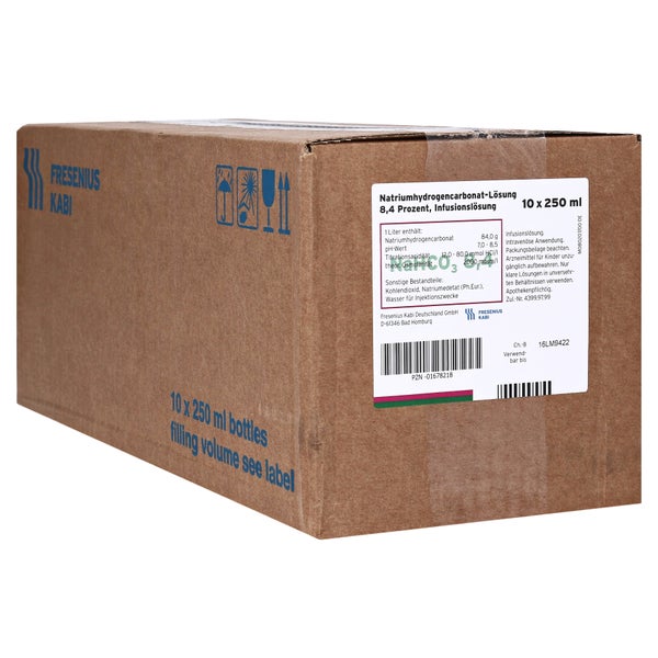 Natrium Hydrog Carb 8.4%gl 10X250 ml