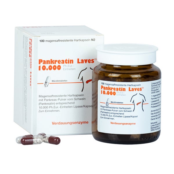 Pankreatin Laves 10.000 Ph.eur.-einheiten 100 St