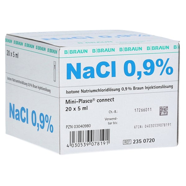 Kochsalzlösung 0.9% Mini-plasco Connect 20X5 ml