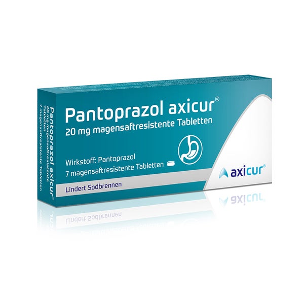 Pantoprazol Axicur 20 Mg Magensaftresistente Tabl. 7 St